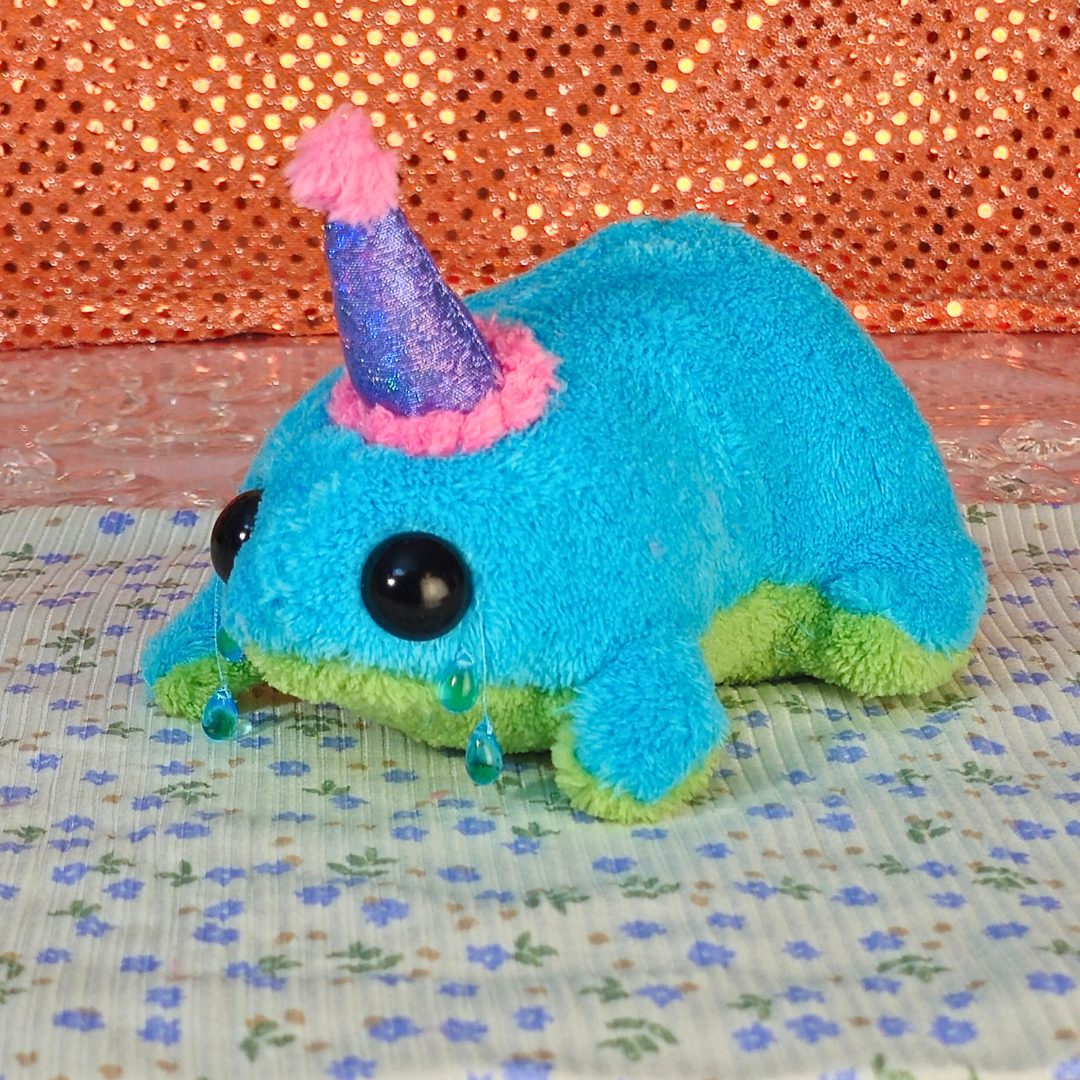 blub blub frog (weighted ooak)