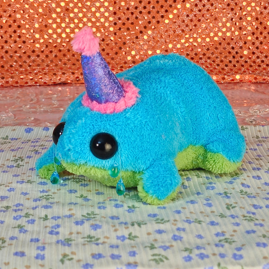 blub blub frog (weighted ooak)