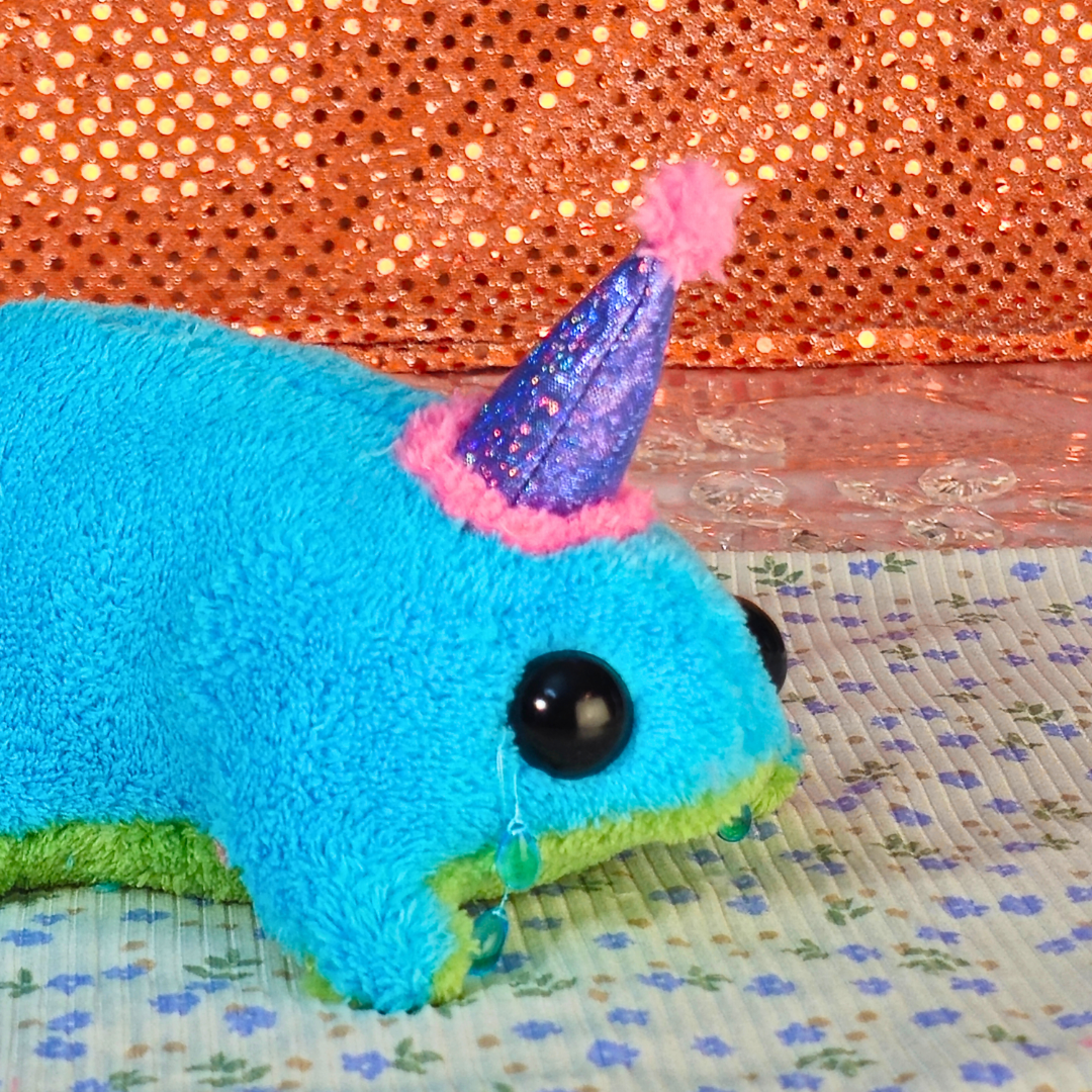 blub blub frog (weighted ooak)