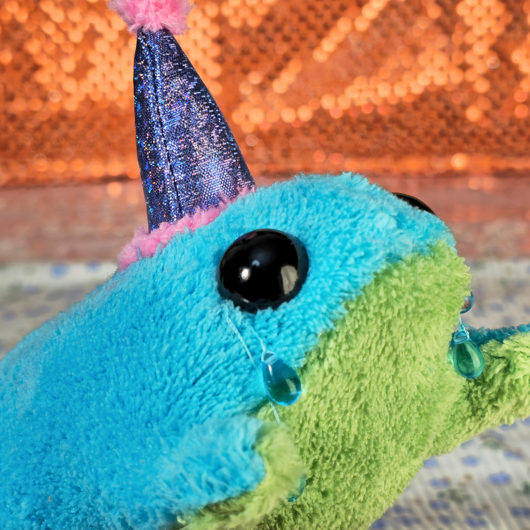 blub blub frog (weighted ooak)