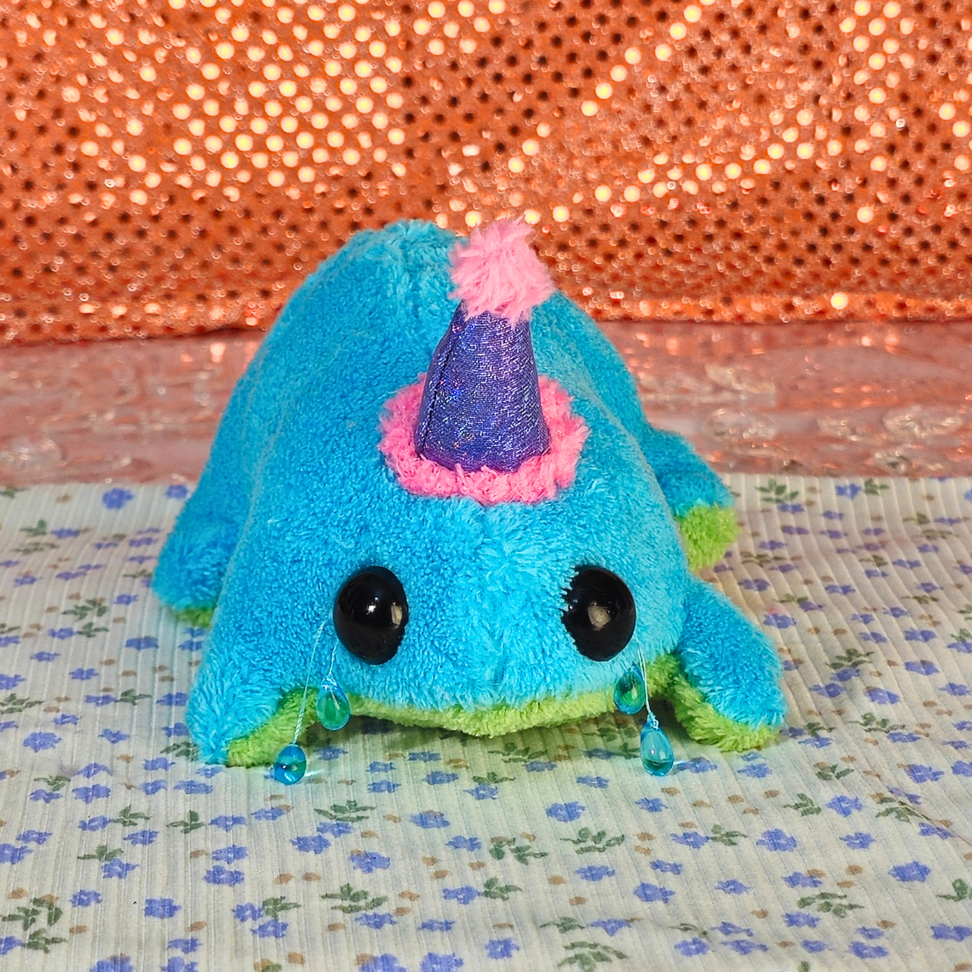 blub blub frog (weighted ooak)