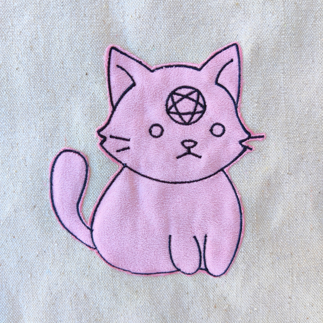 pink pentacat tote